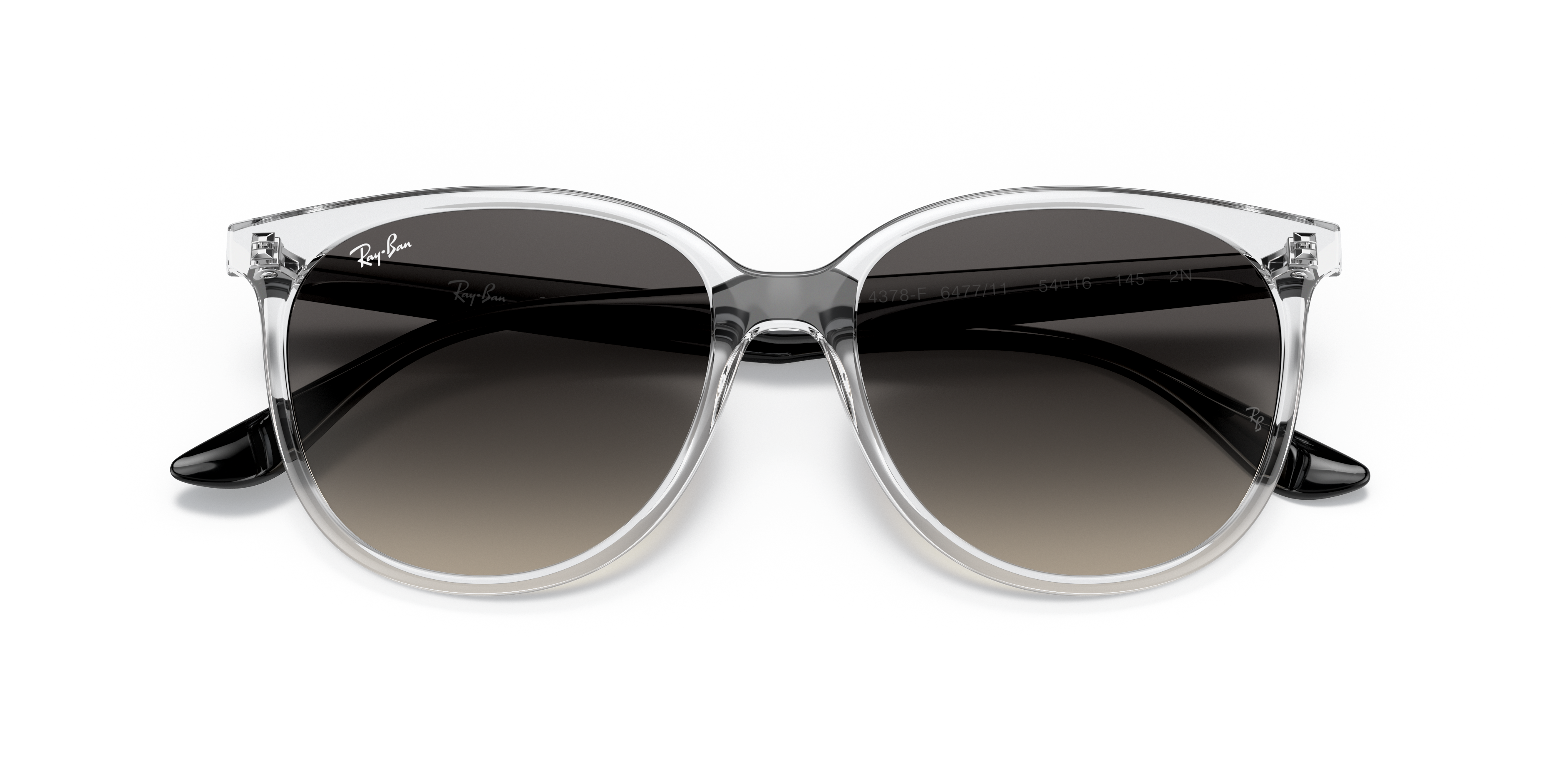 Womens Sunglasses Ray-Ban Sunglasses Ray-Ban Rb4378 Sunglasses Black Frame Grey Lenses 54-16 