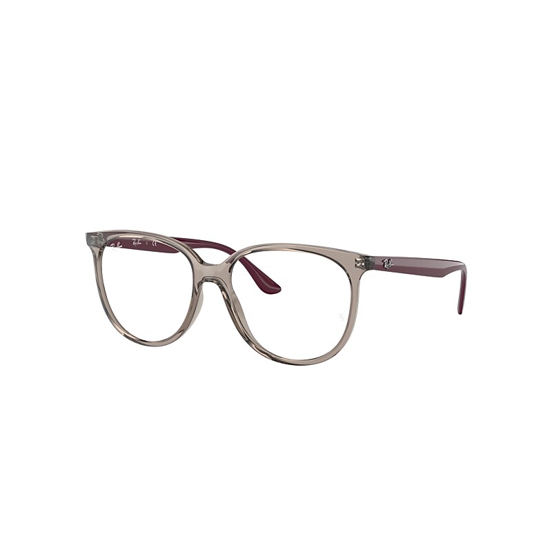 Ray-Ban Rb4378v Optics Eyeglasses Bordeaux Frame Clear Lenses Polarized 54-16