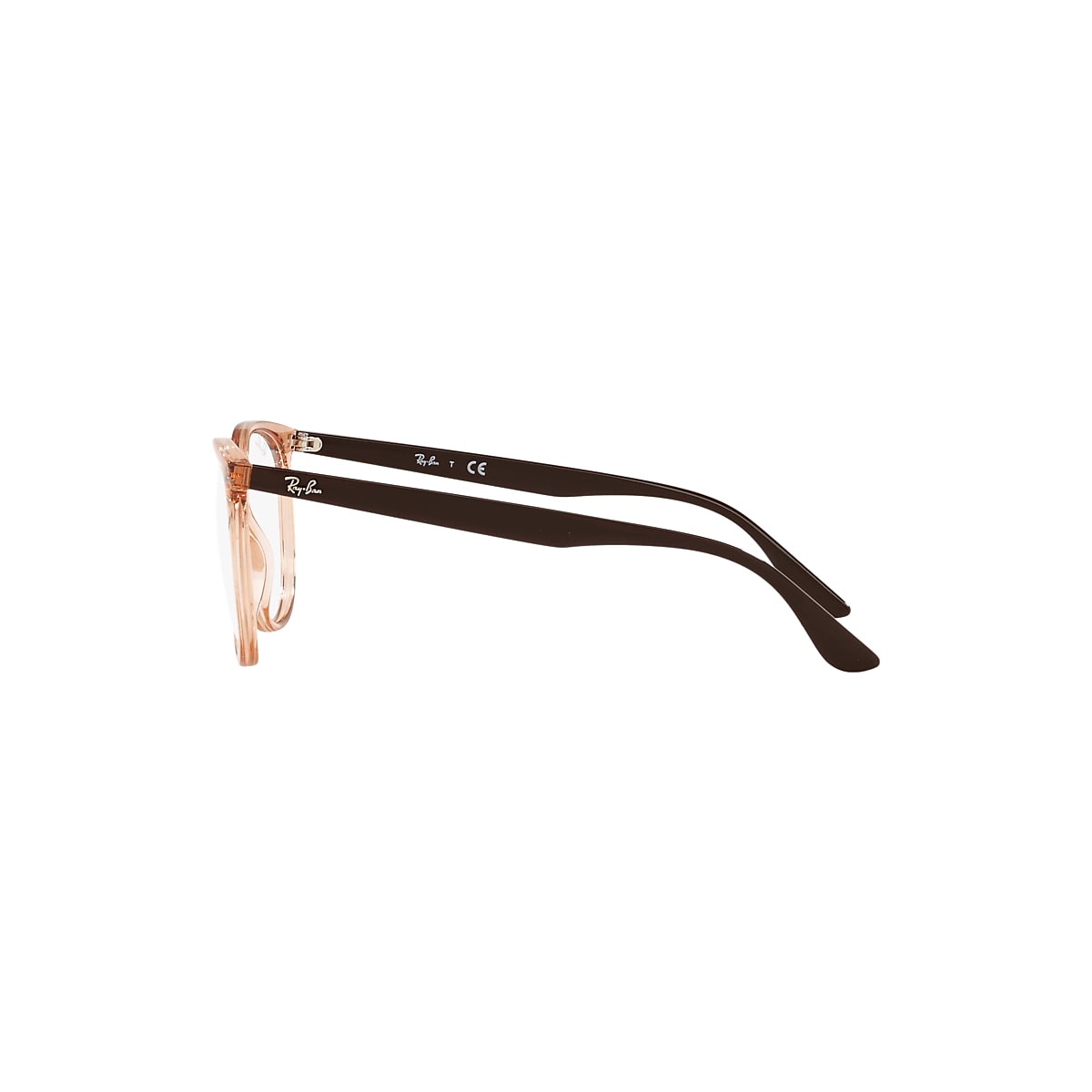 RB4378V OPTICS Eyeglasses with Transparent Brown Frame - RB4378VF