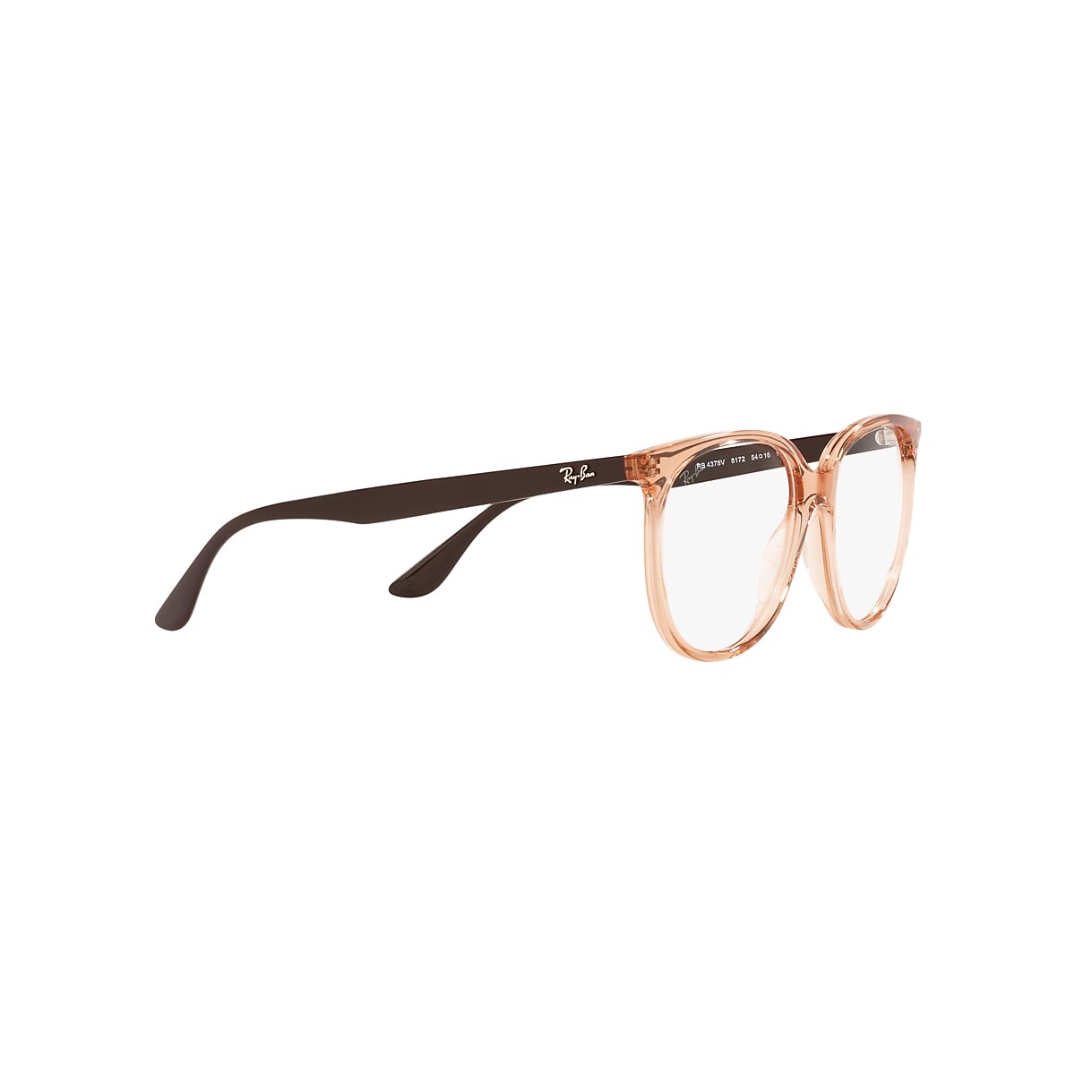 RB4378V OPTICS Eyeglasses with Transparent Brown Frame - RB4378VF