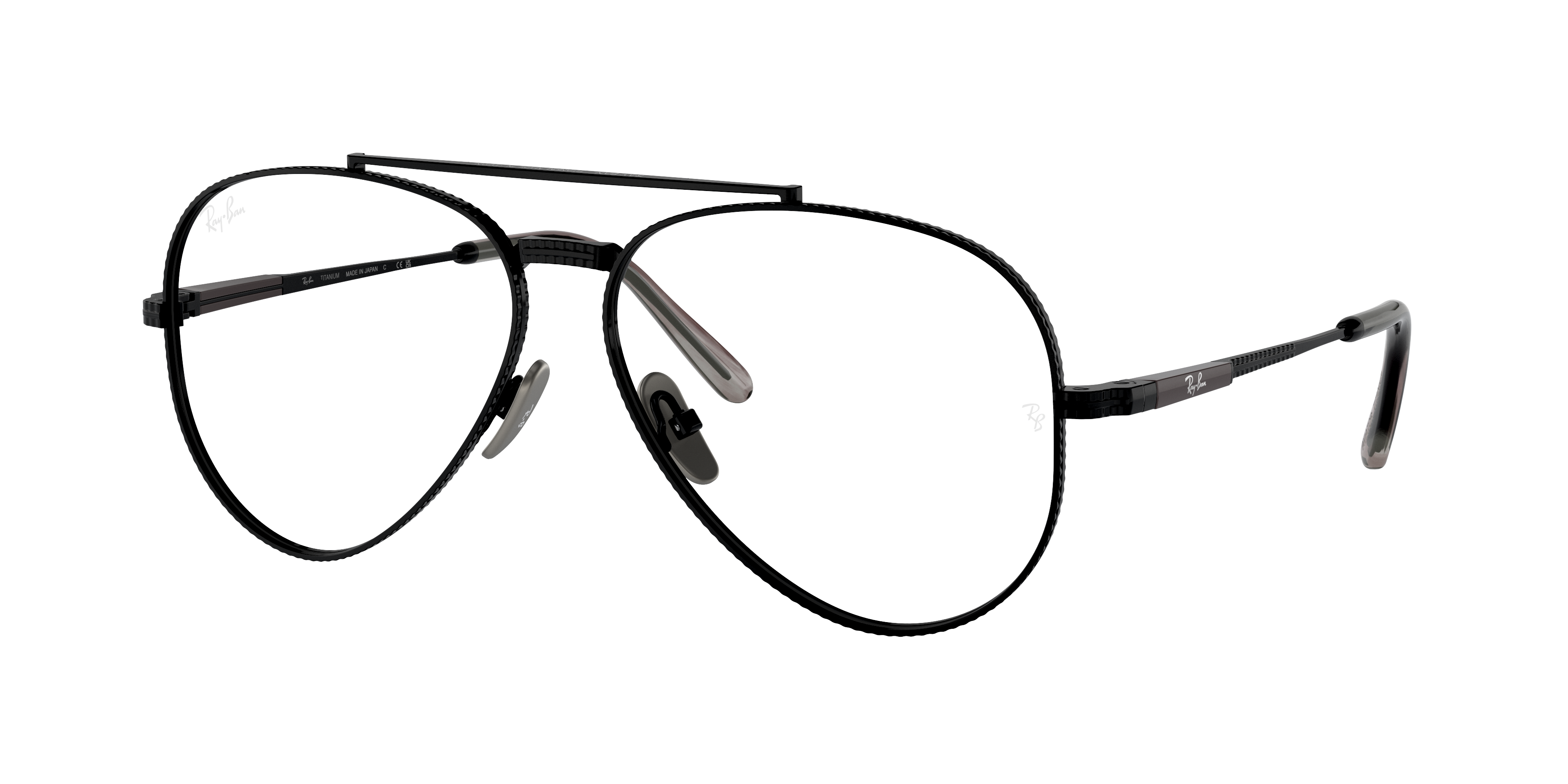 ray ban titanium eyeglass frames