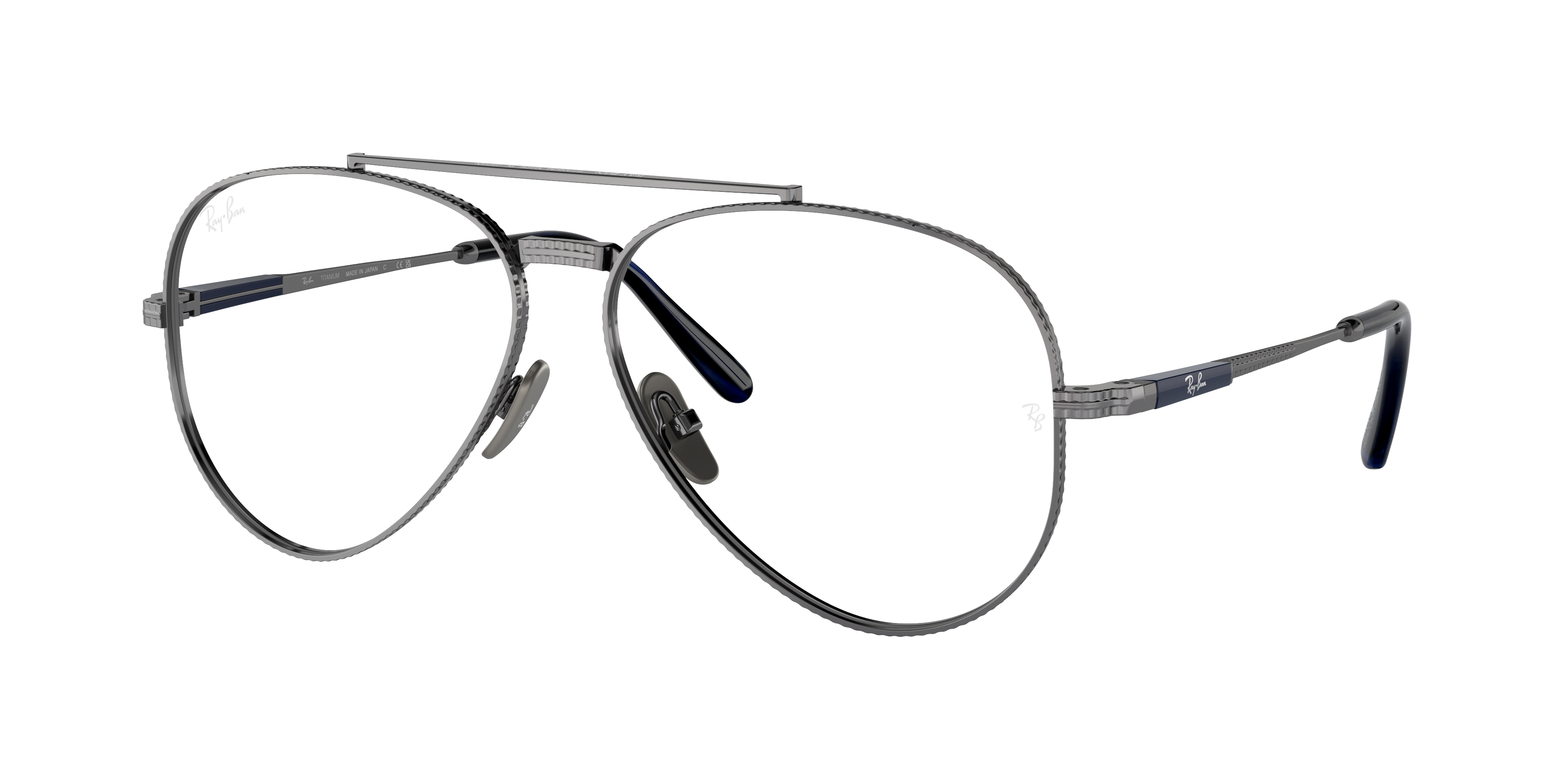 titanium aviator eyeglass frames