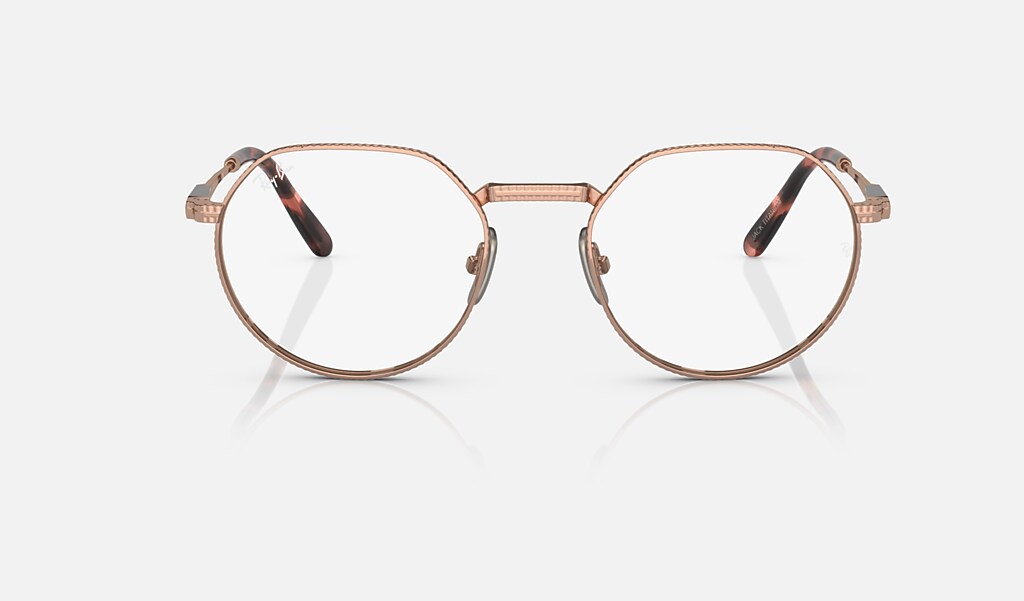Mondstuk Onbemand Woedend Jack Ii Titanium Optics Eyeglasses with Rose Gold Frame | Ray-Ban®
