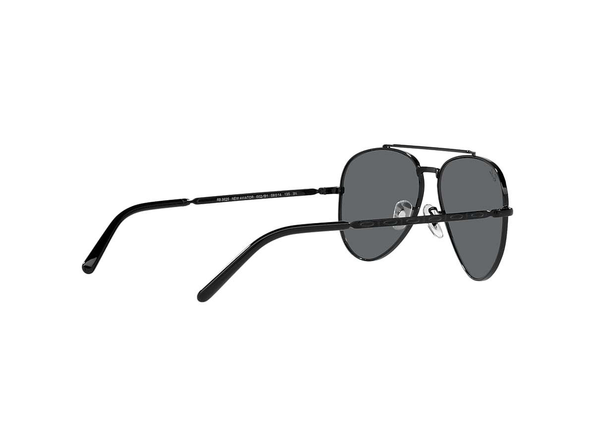 NEW AVIATOR Sunglasses in Black and Grey - RB3625