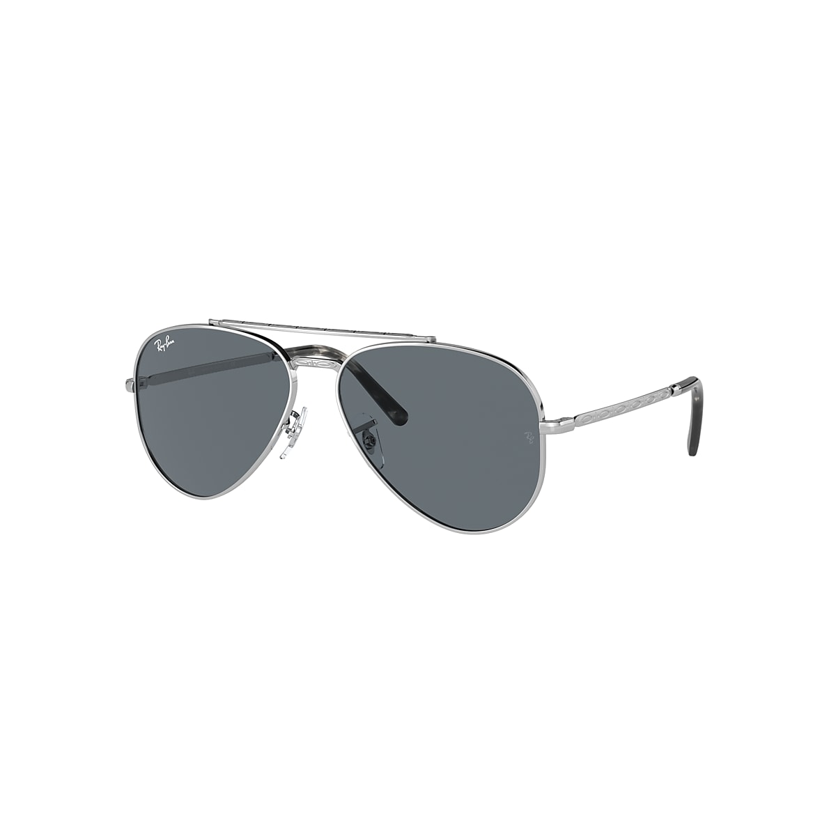 アクセサリー ray ban aviator NEW AVIATOR Sunglasses in Gold and Silver/Blue - RB3625