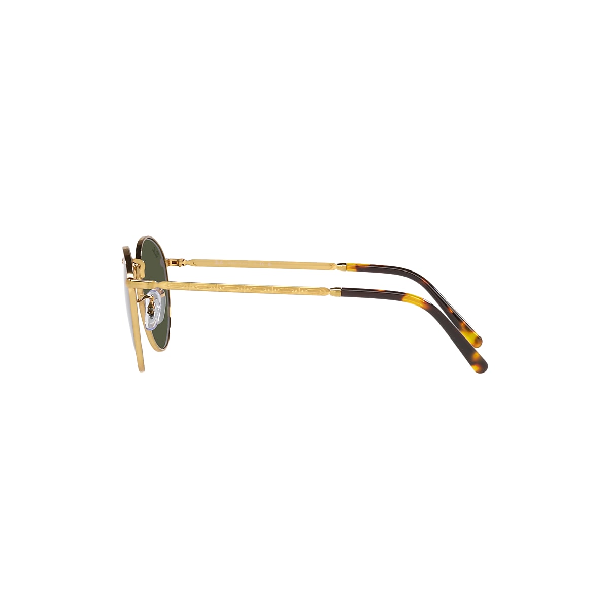 NEW ROUND Sunglasses in Gold and Green - RB3637 | Ray-Ban® US