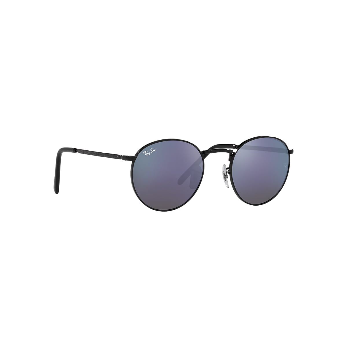 NEW ROUND Sunglasses in Black and Blue - RB3637 | Ray-Ban® US