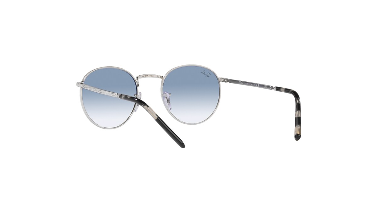 NEW ROUND Sunglasses in Silver and Blue - RB3637 | Ray-Ban® US