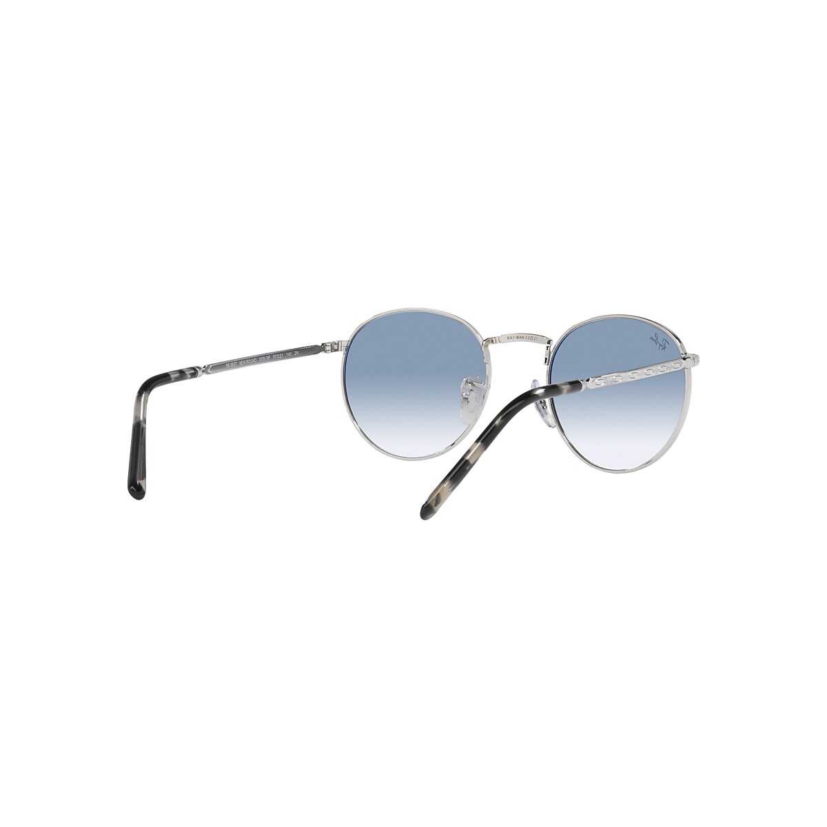 NEW ROUND Sunglasses in Silver and Blue - RB3637 | Ray-Ban® EU