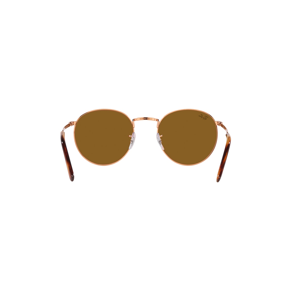 ROUND METAL FOLDING Sunglasses in Gold and Copper Flash