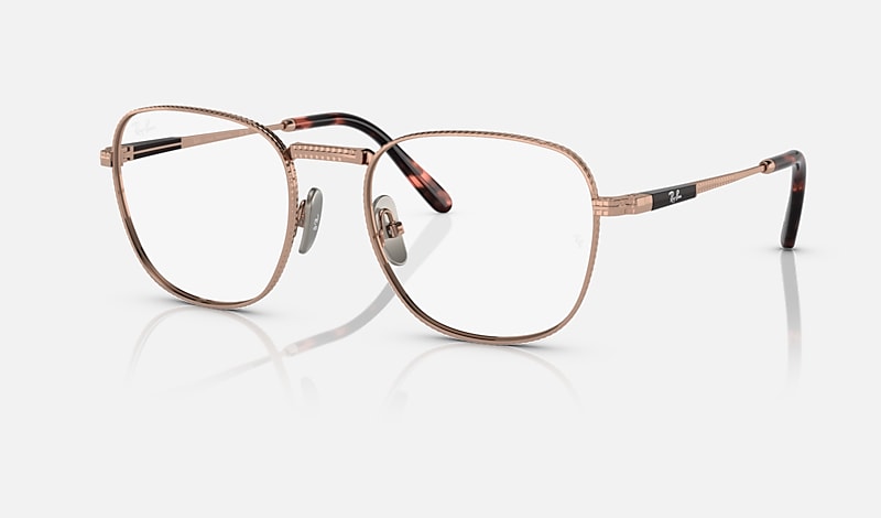 FRANK II TITANIUM OPTICS Eyeglasses with Rose Gold Frame RB8258V