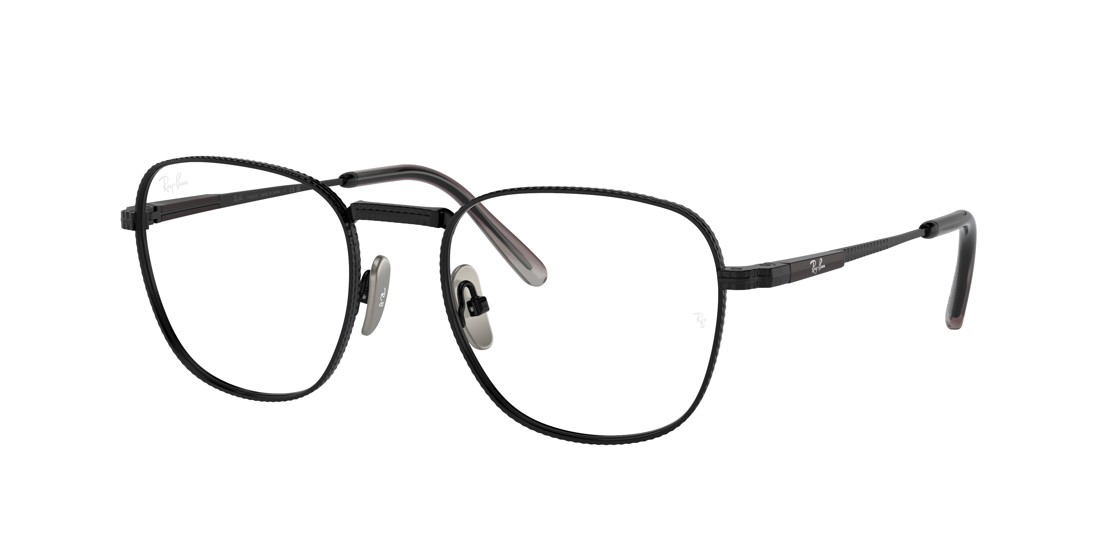 ray ban titanium eyeglass frames