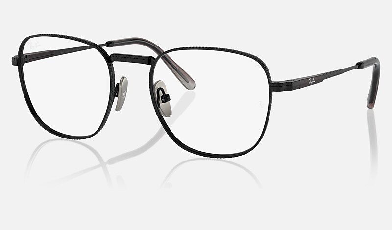 FRANK II TITANIUM OPTICS Eyeglasses with Black Frame - RB8258V