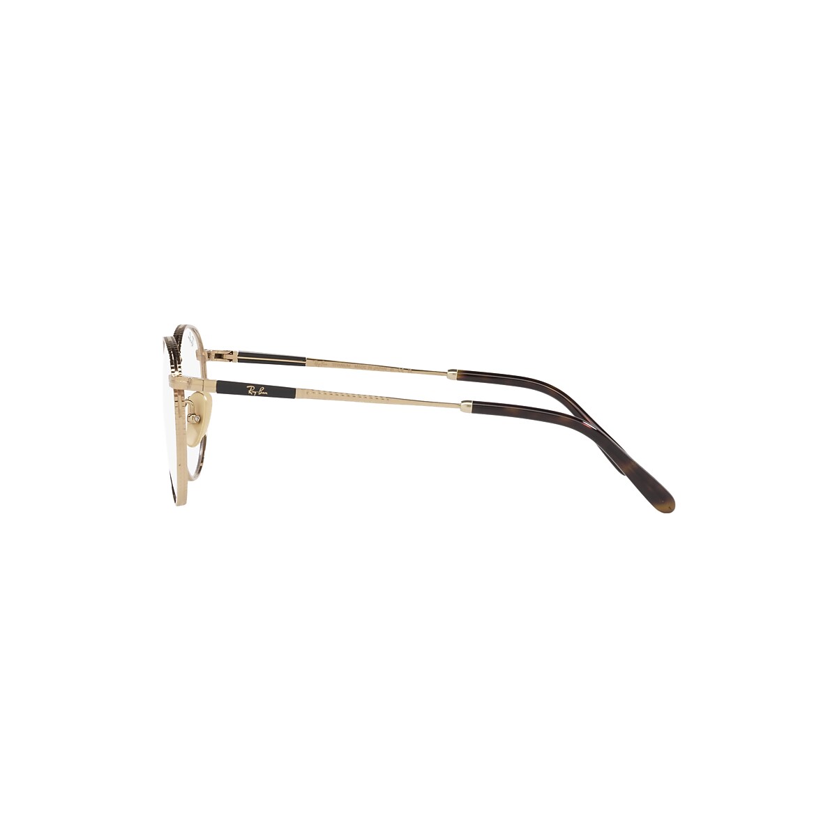 ROUND II TITANIUM OPTICS Eyeglasses with Gold Frame - RB8237V 