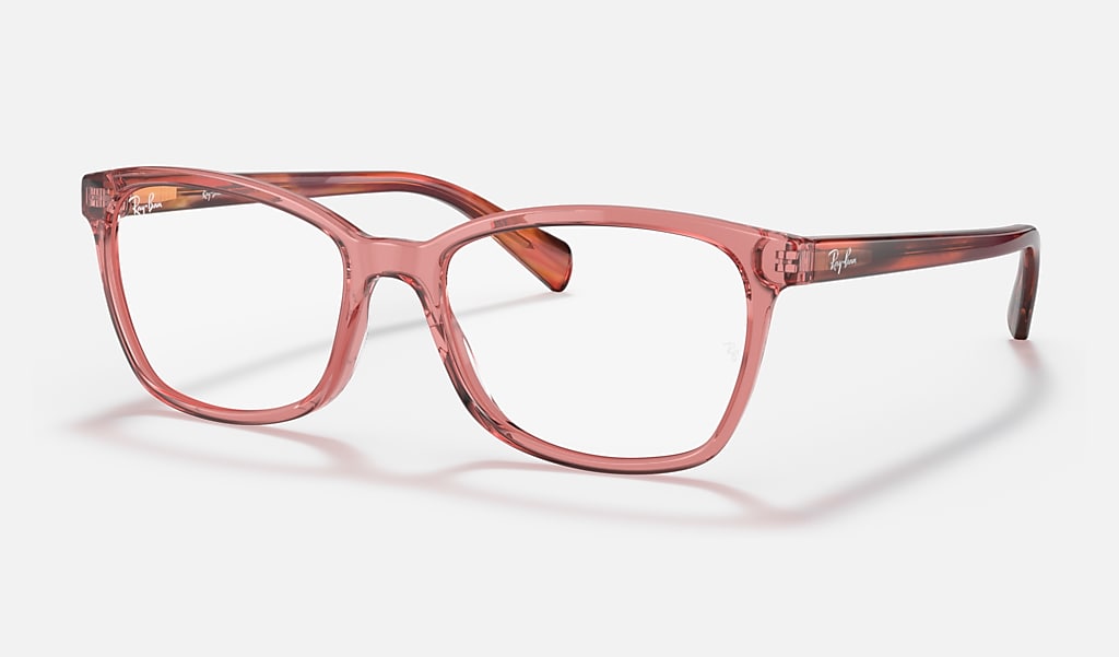 Rb5362 Optics Eyeglasses with Transparent Pink Frame | Ray-Ban®