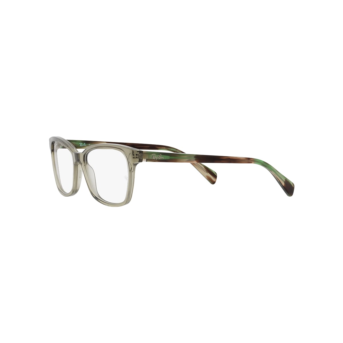 RB5362 OPTICS Eyeglasses with Transparent Green Frame