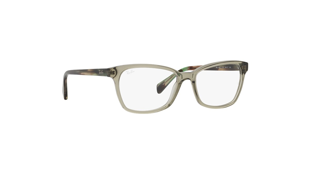 RB5362 OPTICS Eyeglasses with Transparent Green Frame