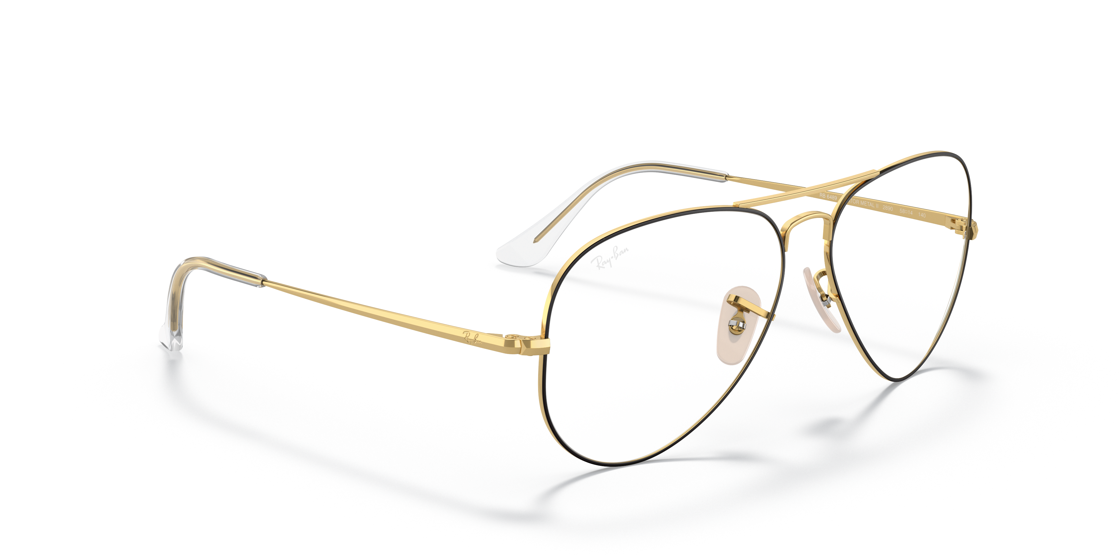 Aviator Optics Eyeglasses with Gold Frame | Ray-Ban®