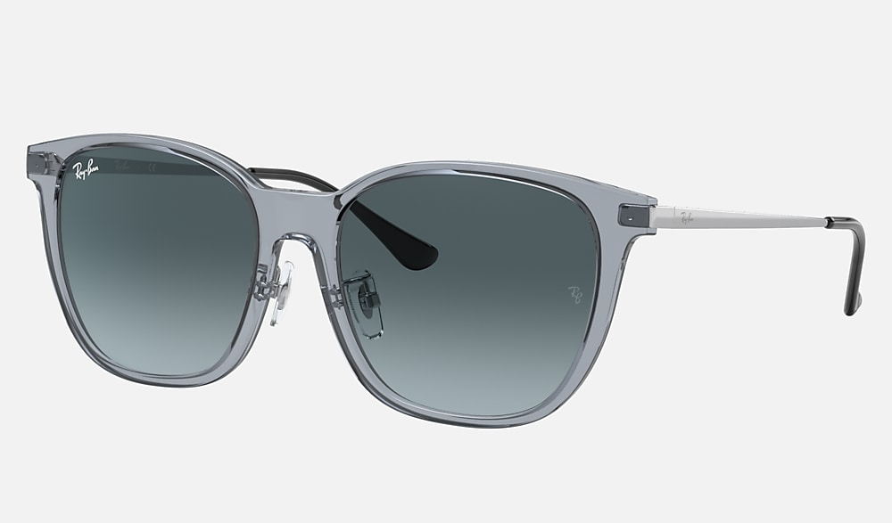 Transparent Blue Sunglasses in Blue and RB4333D - RB4333D | Ray-Ban®