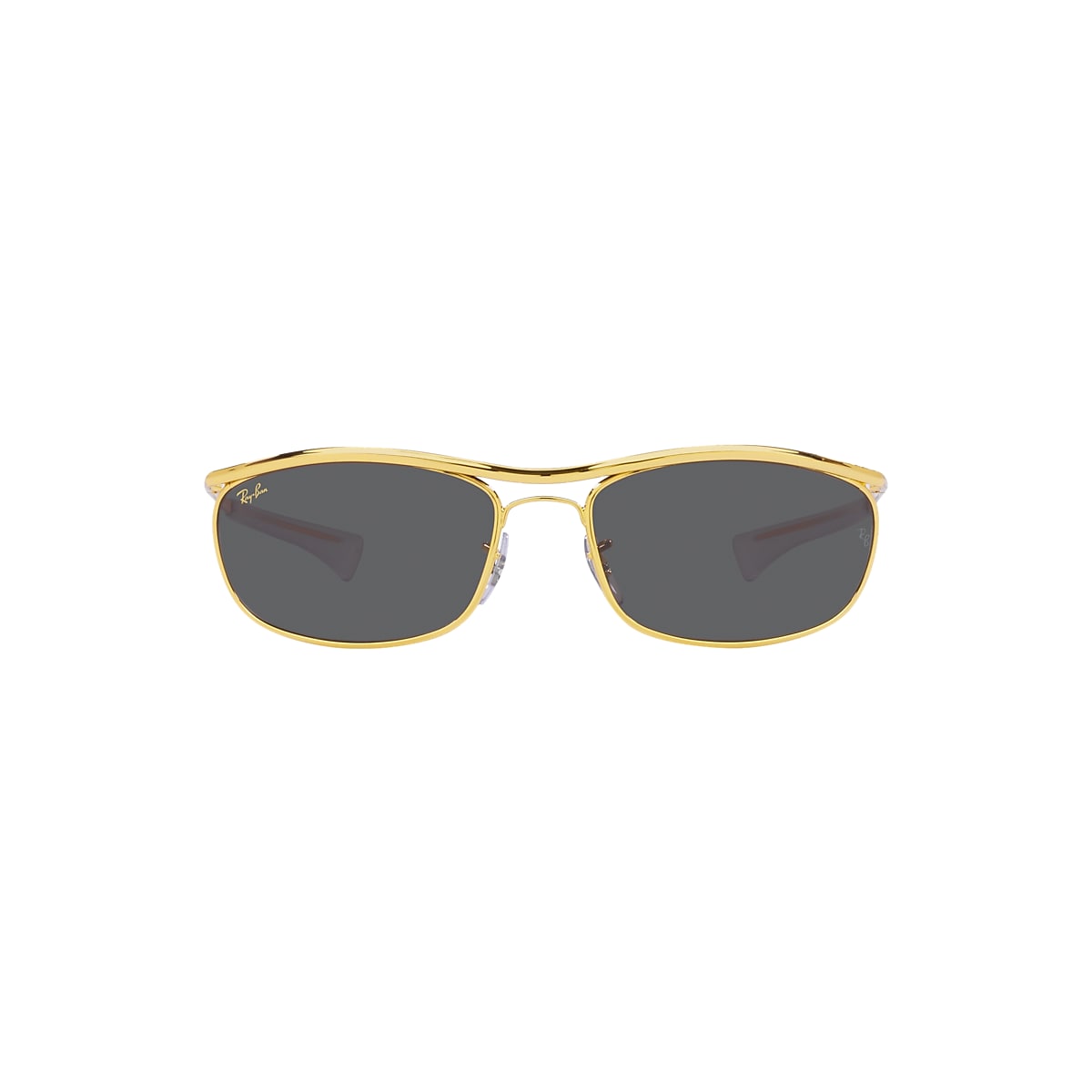 Olympian I Deluxe Sunglasses in Gold and Grey | Ray-Ban®