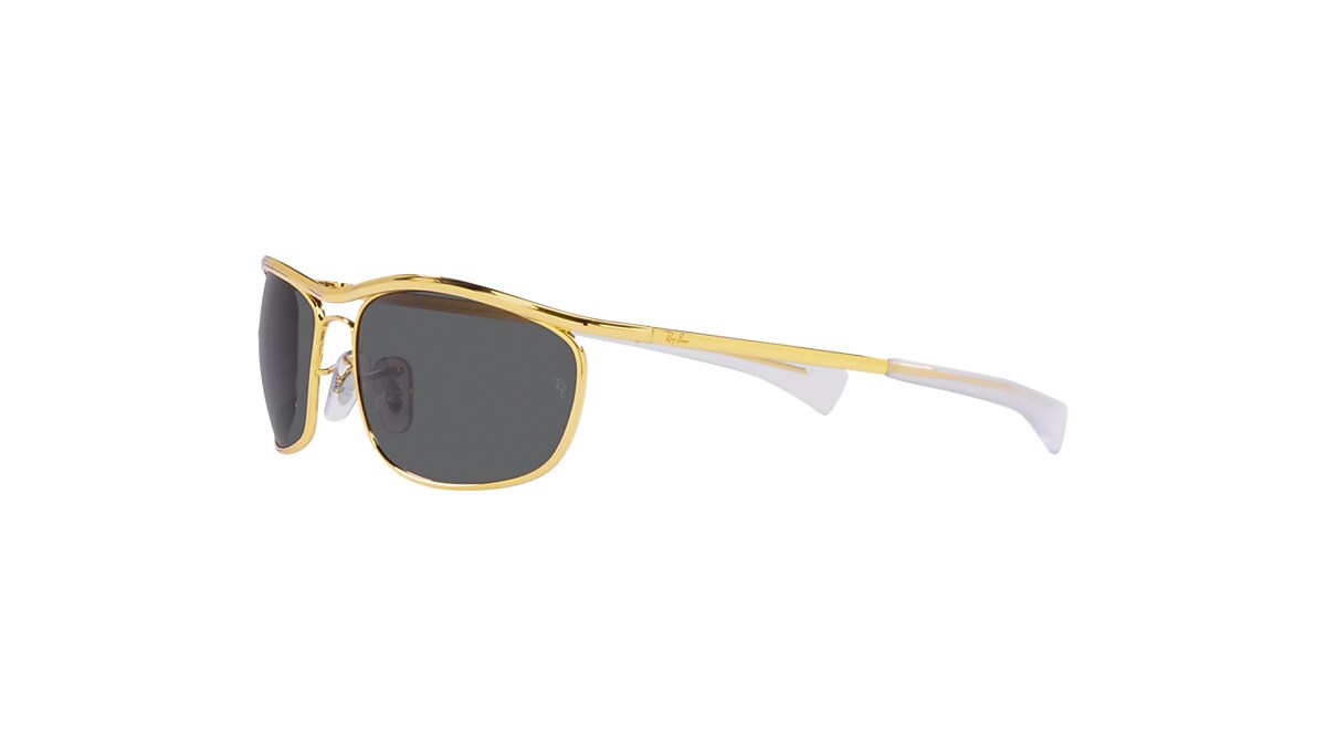 Olympian I Deluxe Sunglasses in Gold and Grey | Ray-Ban®