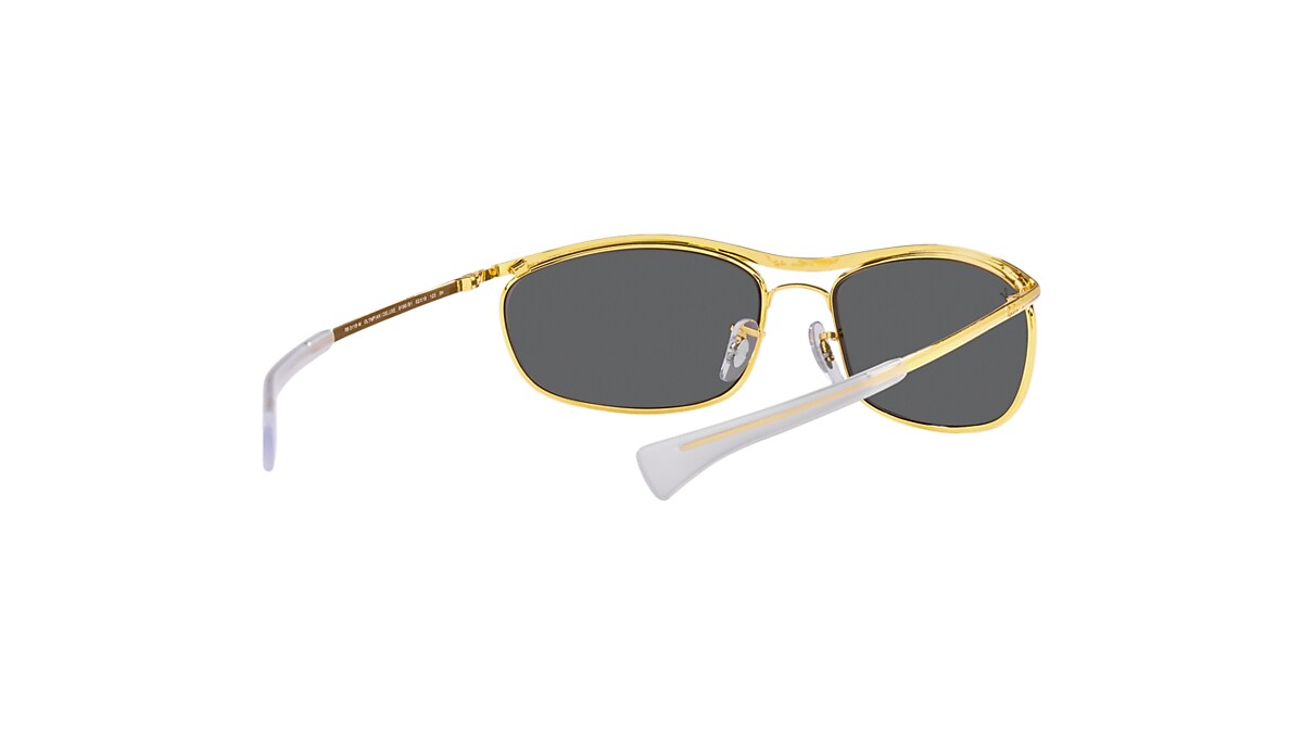 Olympian I Deluxe Sunglasses in Gold and Grey | Ray-Ban®