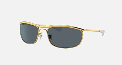OLYMPIAN I DELUXE Sunglasses in Gold and Blue - RB3119M