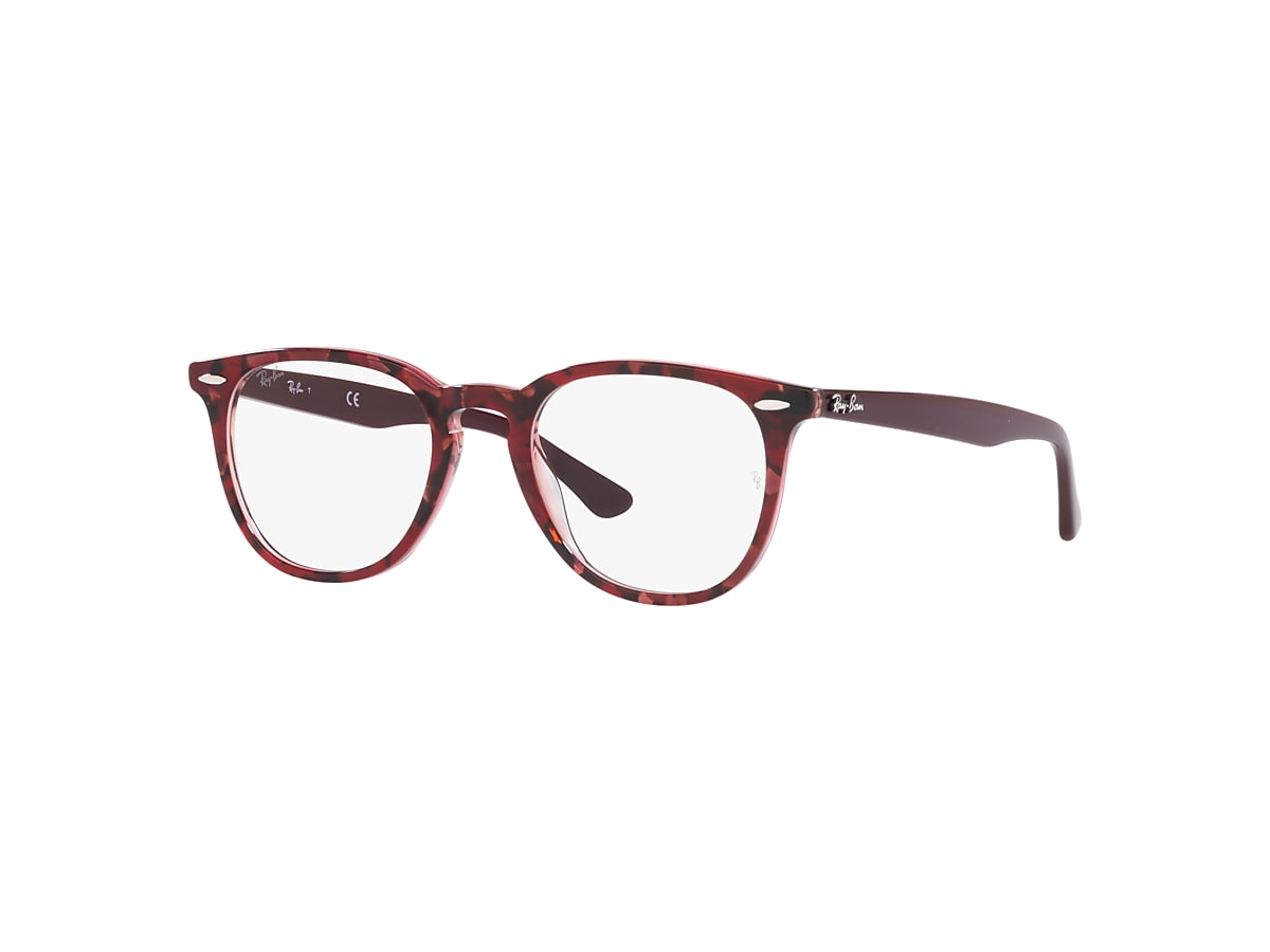 RB7159 OPTICS Eyeglasses with Havana On Transparent Purple