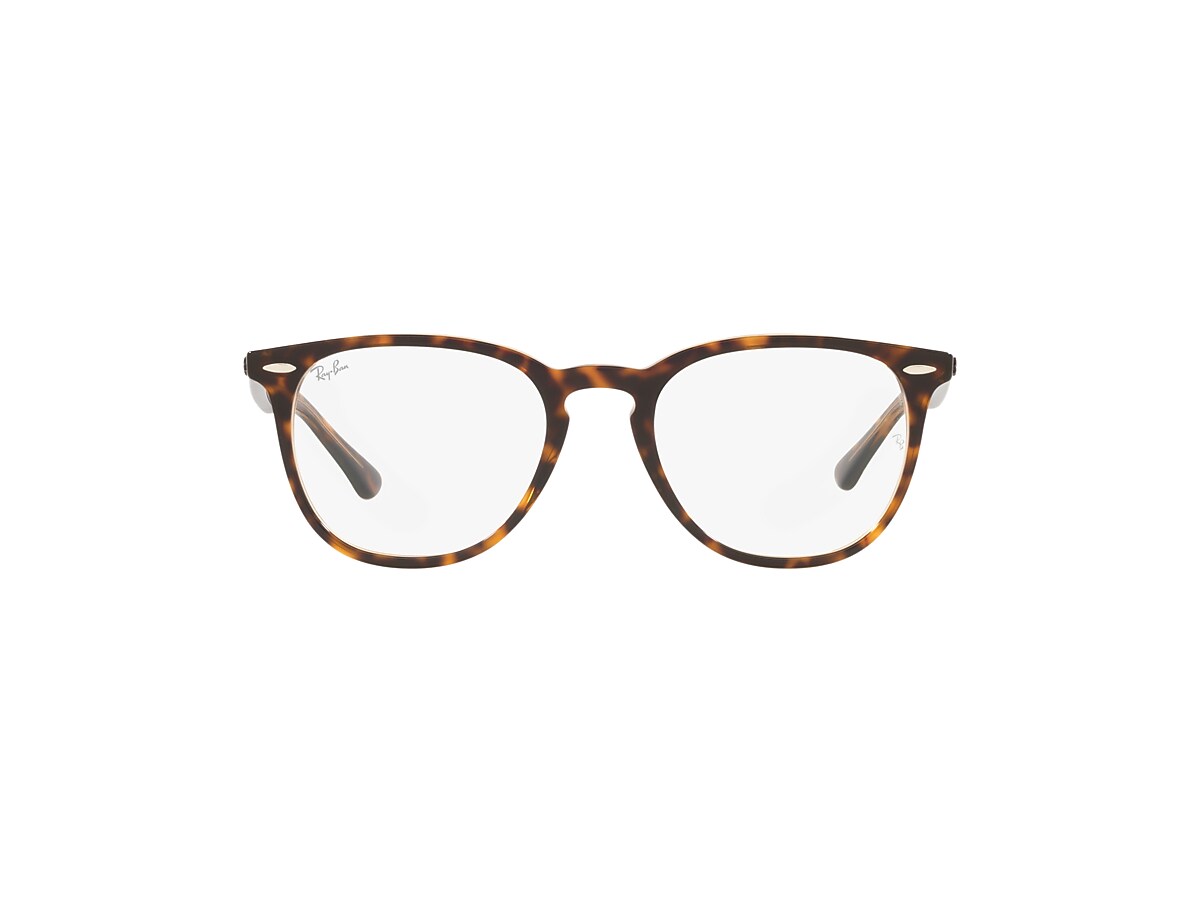 RB7159 OPTICS Eyeglasses with Havana On Transparent Brown