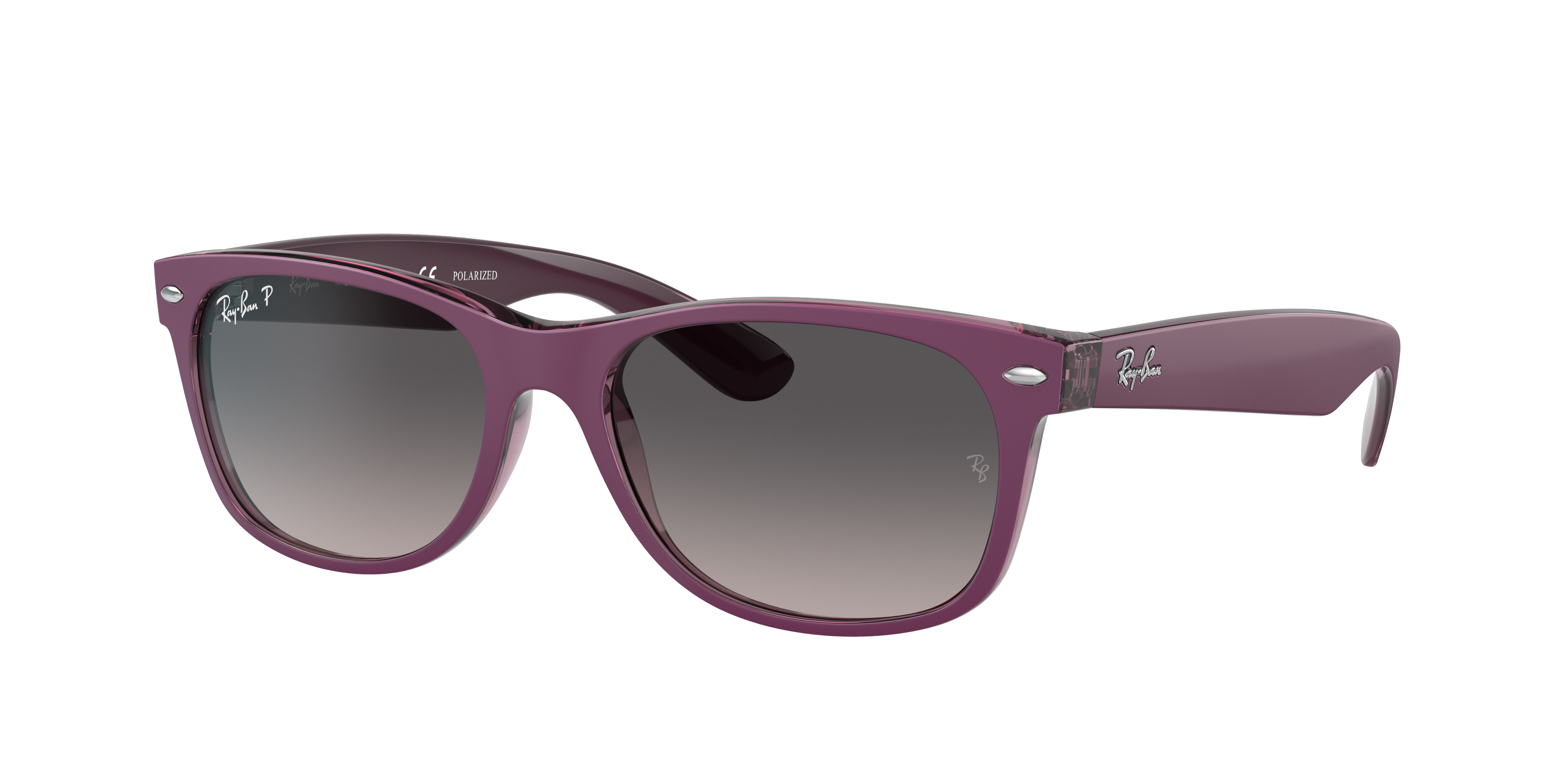 purple polarized ray bans