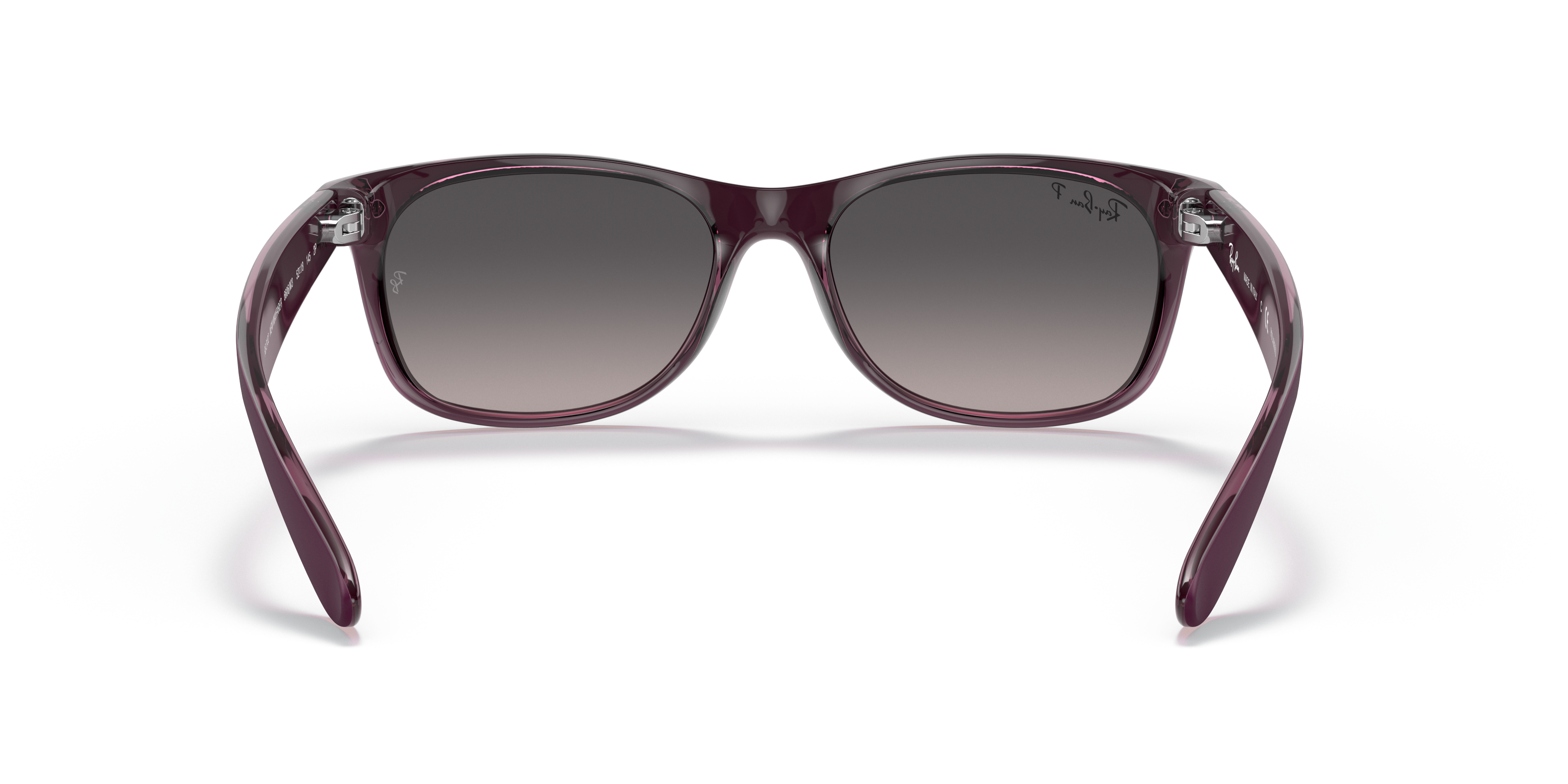 New Wayfarer Classic Sunglasses in Transparent Grey and Grey | Ray 