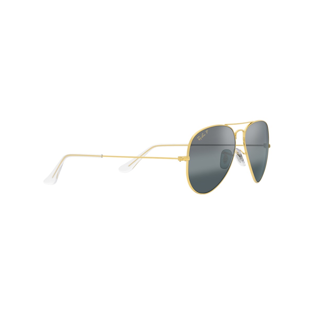 AVIATOR CHROMANCE Sunglasses in Gold and Silver/Blue - RB3025 