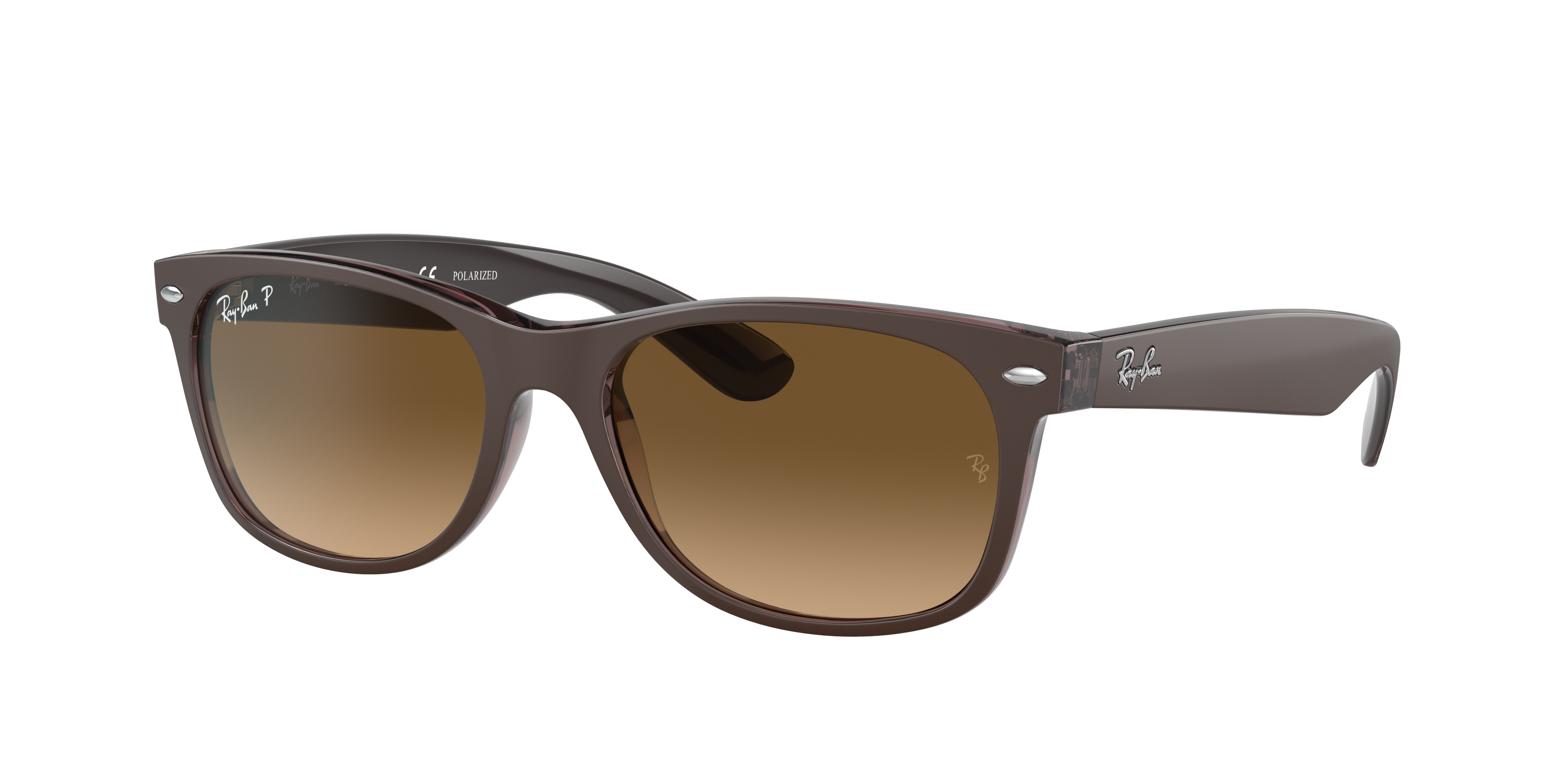Boekhouder Onbelangrijk Atlantische Oceaan New Wayfarer Classic Sunglasses in Transparent Brown and Brown | Ray-Ban®