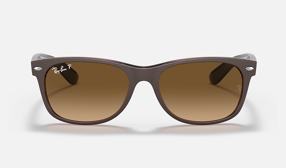 Brown wayfarer clearance sunglasses ray ban