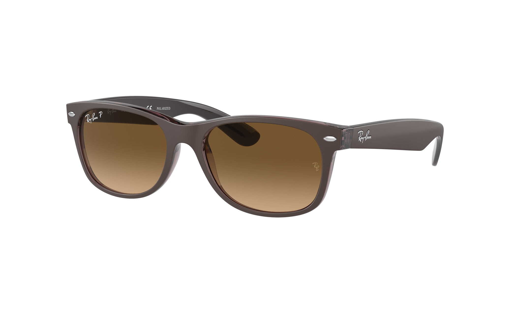 ray ban matte brown wayfarer