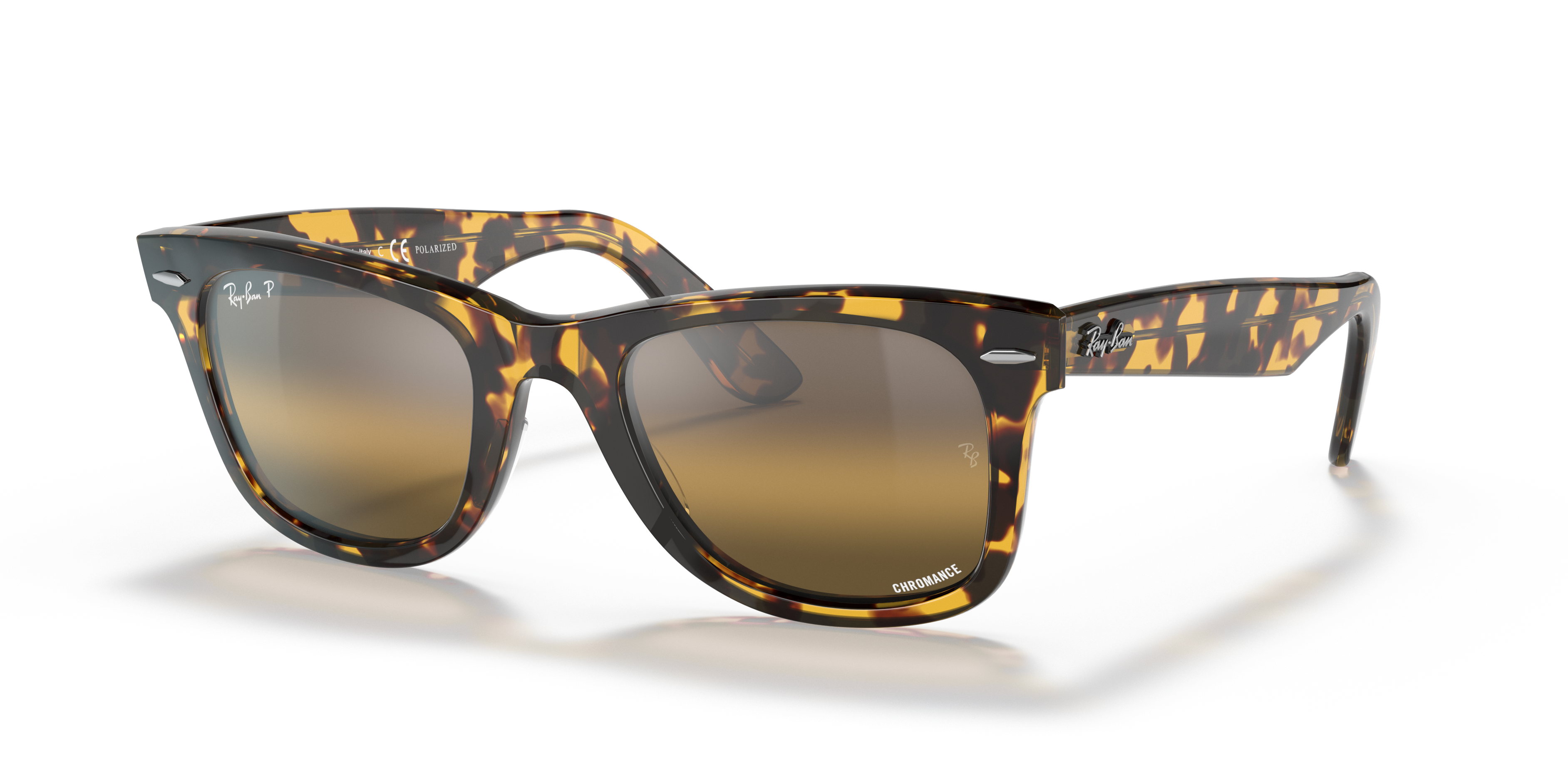 gold and green round ray bans