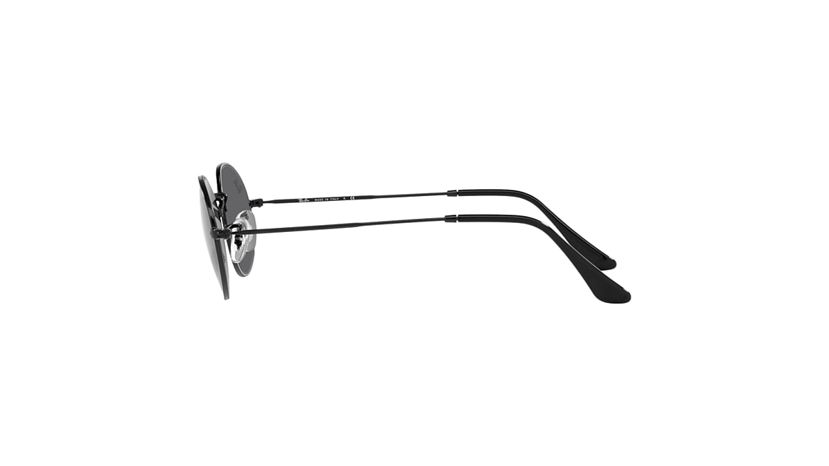 OVAL METAL Sunglasses in Black and Dark Grey - RB3547 | Ray