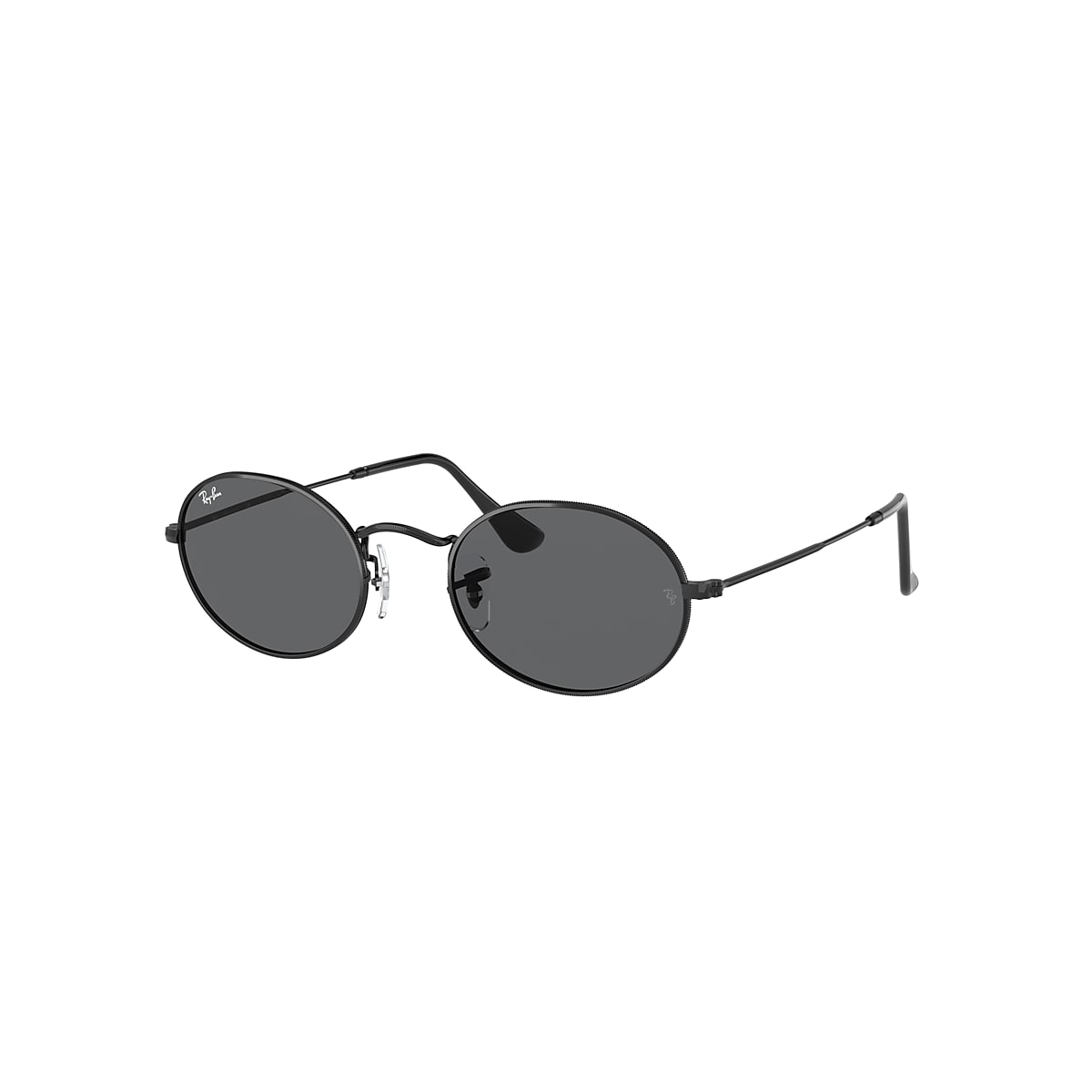 OVAL METAL Sunglasses in Black and Dark Grey RB3547 Ray Ban US