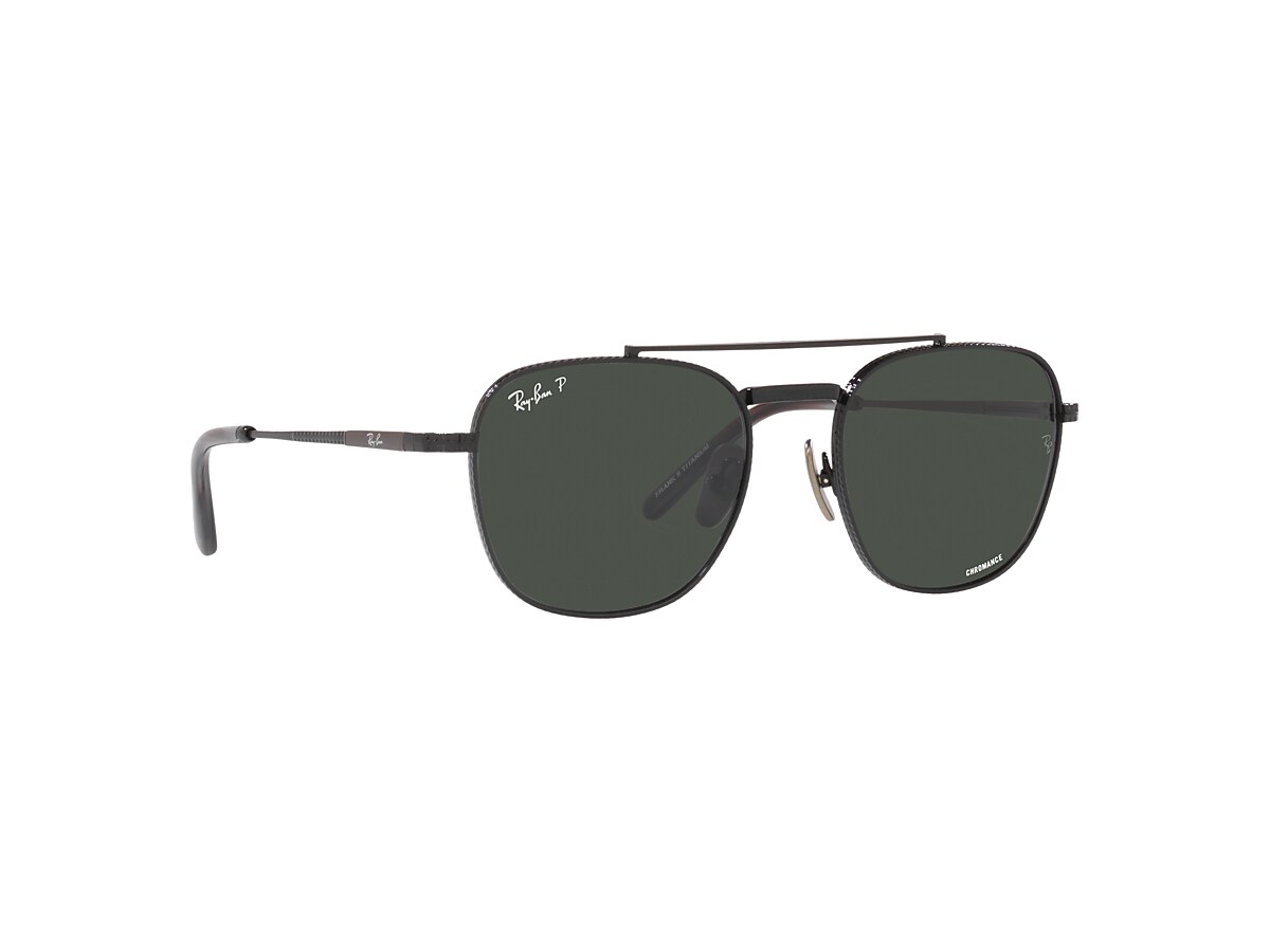 FRANK II TITANIUM Sunglasses in Black and Dark Grey - RB8258 | Ray 