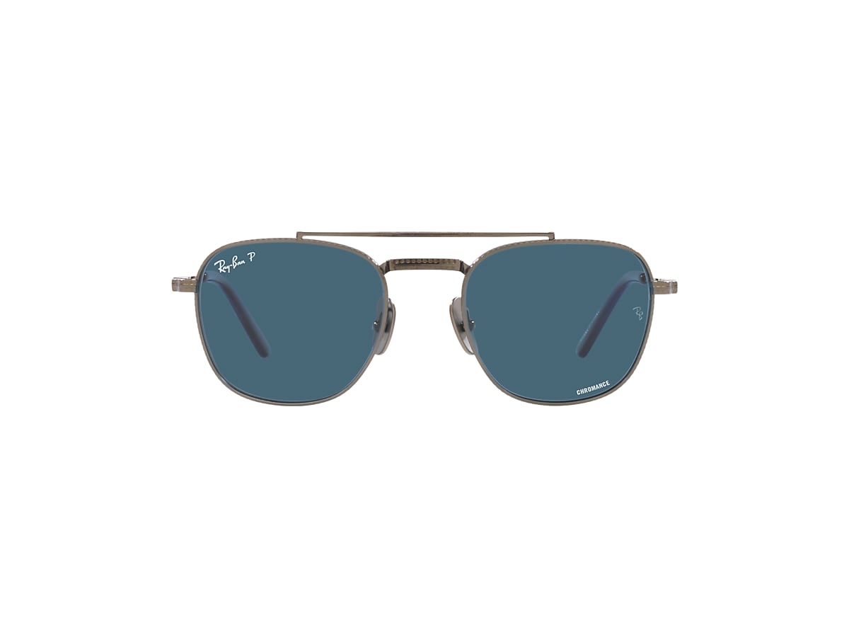 FRANK II TITANIUM Sunglasses in Gunmetal and Blue - RB8258 | Ray 