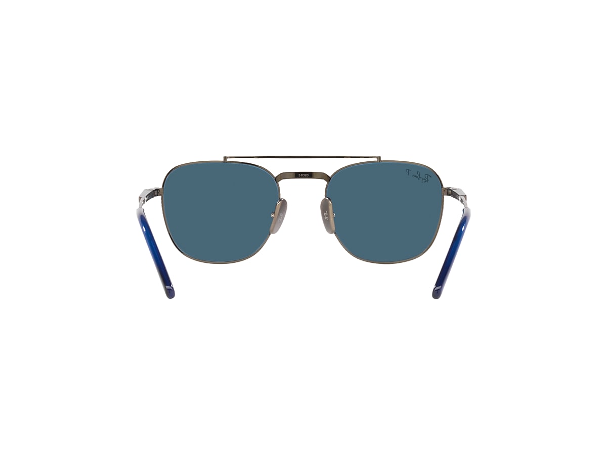 FRANK II TITANIUM Sunglasses in Gunmetal and Blue - RB8258 