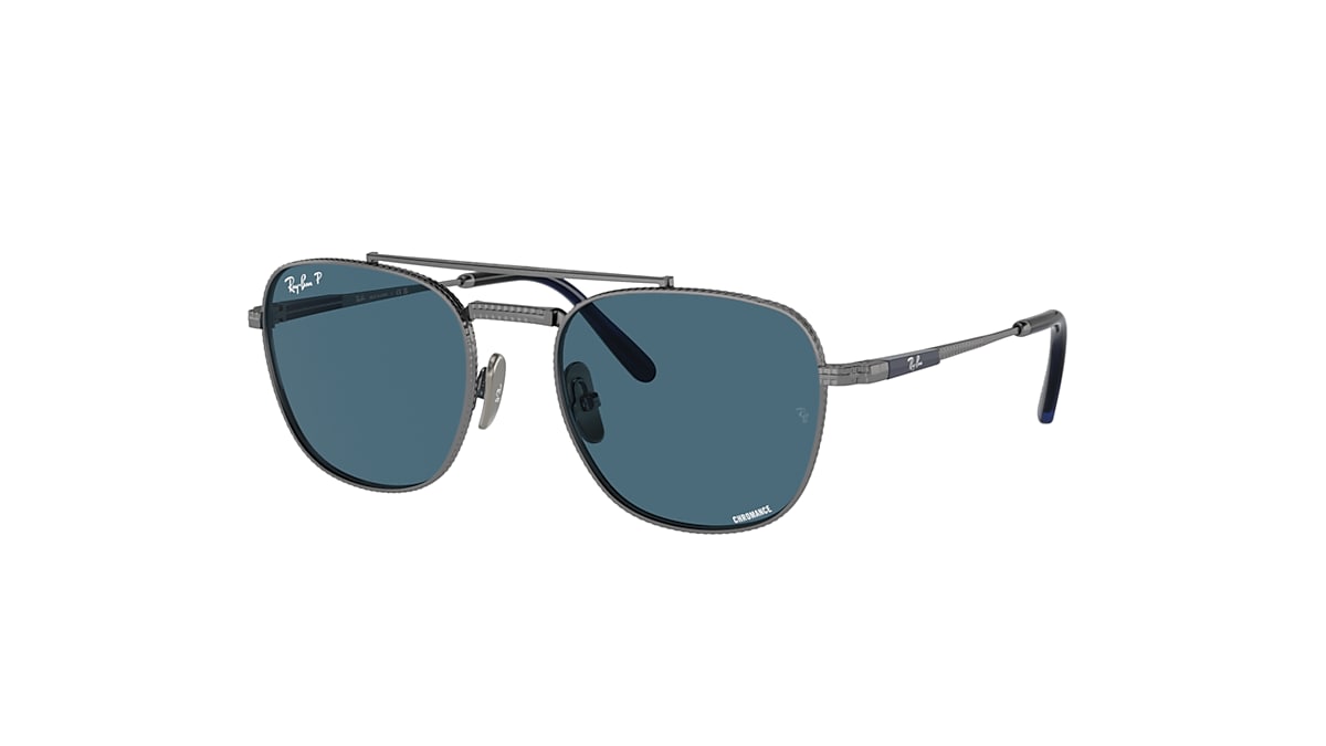 FRANK II TITANIUM Sunglasses in Gunmetal and Blue - Ray-Ban