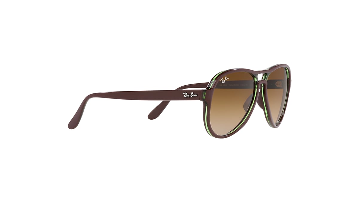 VAGABOND Sunglasses in Brown On Green and Brown - RB4355 | Ray-Ban® US