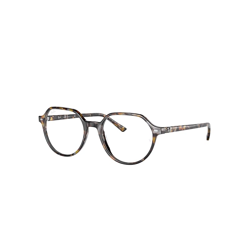 Ray-Ban Thalia Optics Eyeglasses Brown & Grey Havana Frame Clear Lenses Polarized 51-18