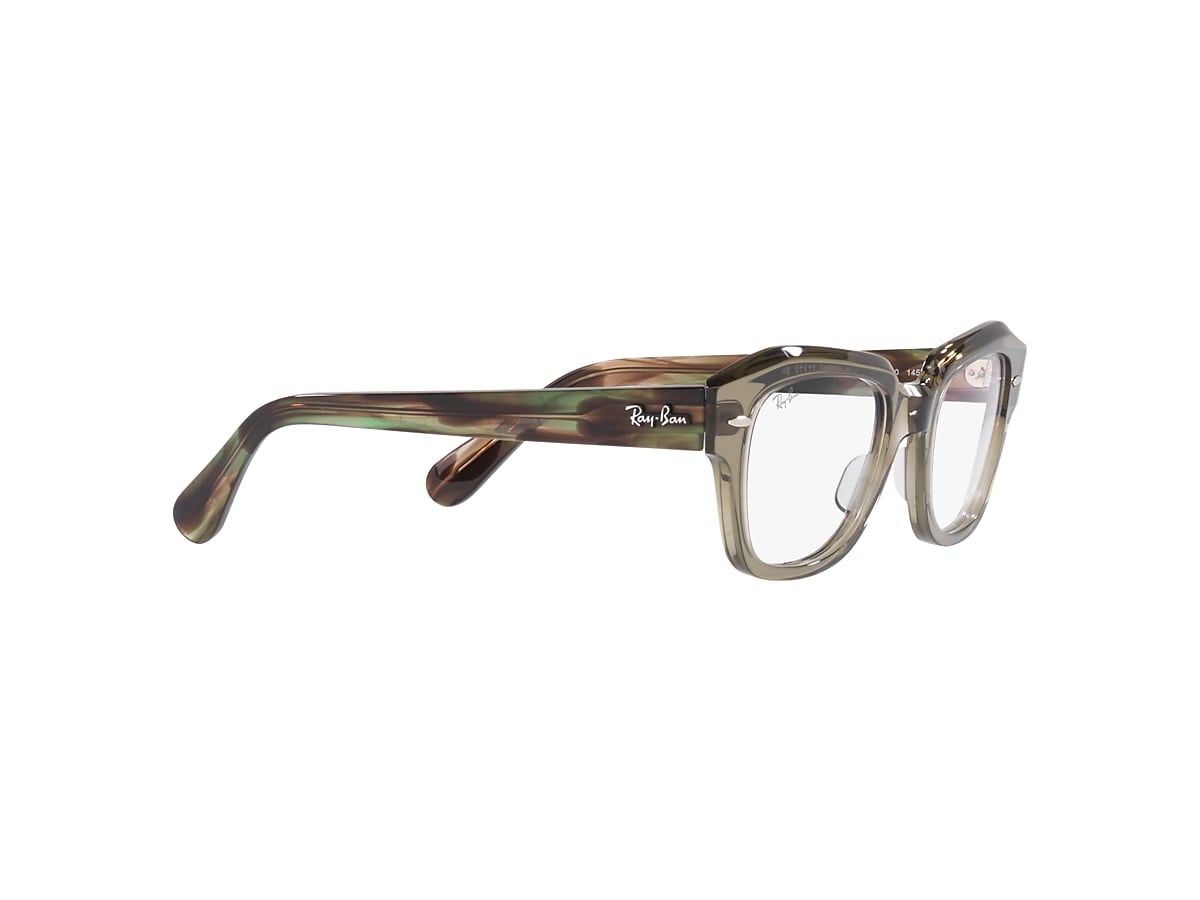 STATE STREET OPTICS Eyeglasses with Transparent Green Frame