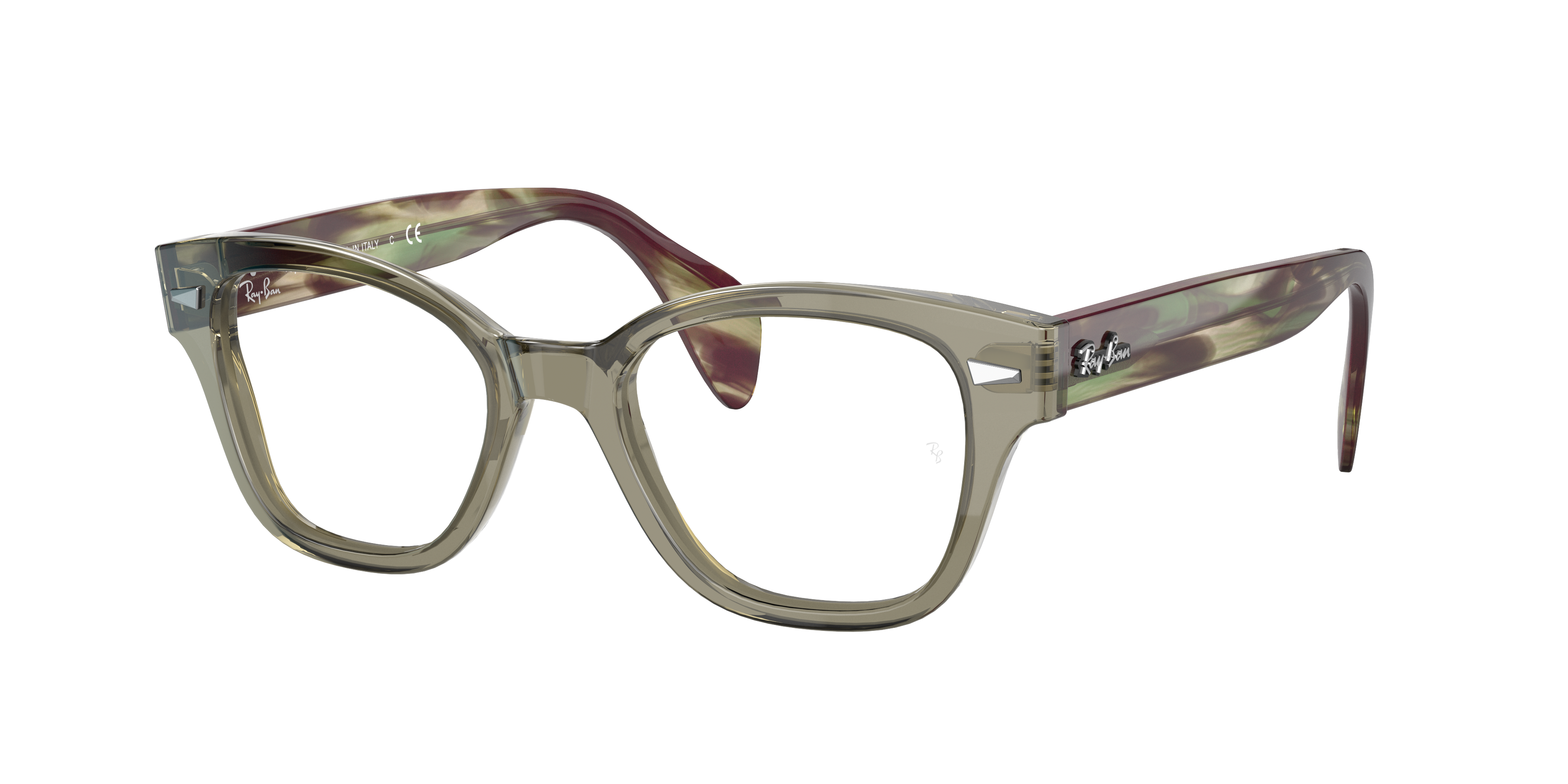 Rb0880 Optics Eyeglasses with Transparent Green Frame | Ray-Ban®