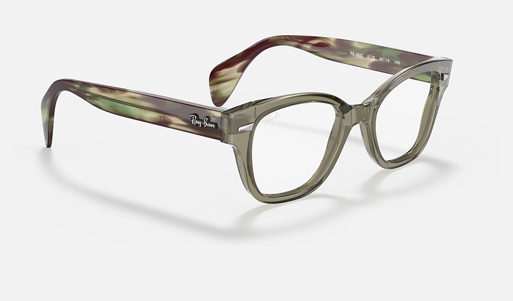 Rb0880 Optics Eyeglasses with Transparent Green Frame | Ray-Ban®