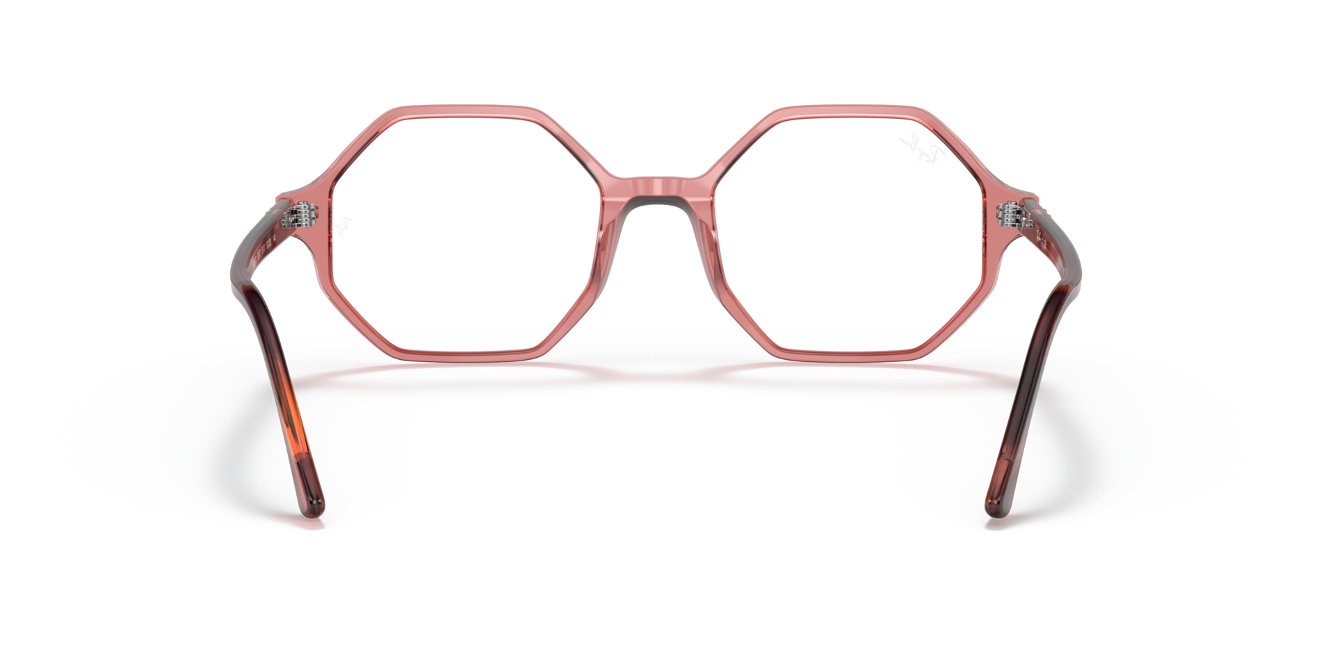 Britt Eyeglasses with Transparent Pink 