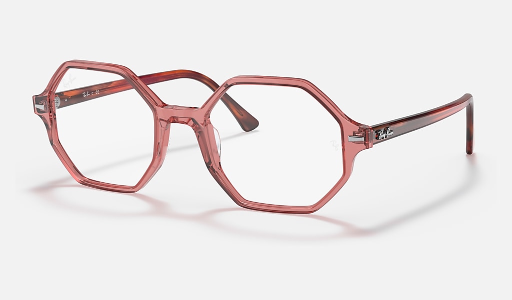 Britt Optics Eyeglasses with Transparent Pink Frame | Ray-Ban®