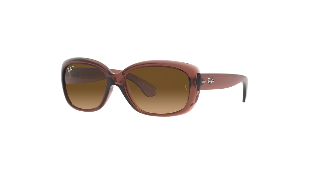 JACKIE OHH TRANSPARENT Sunglasses in Transparent Dark Brown and